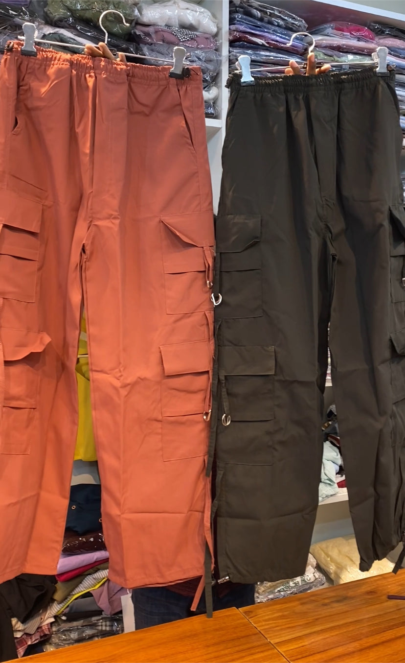 4 pocket Parachute cargo pants