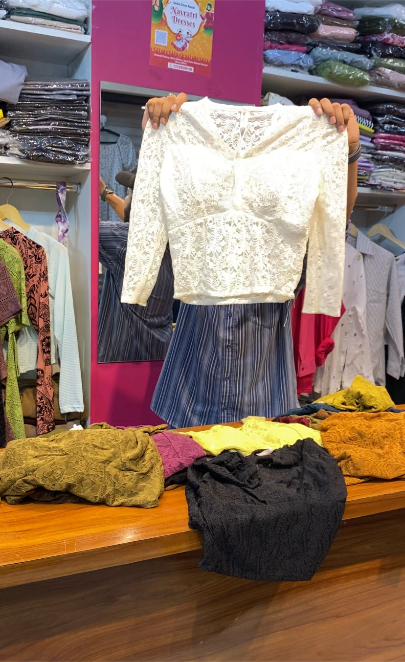 IMPORTED V NECK TOP