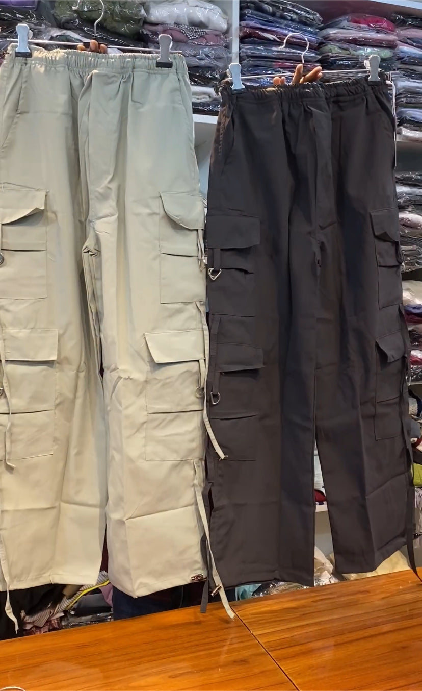 4 pocket Parachute cargo pants