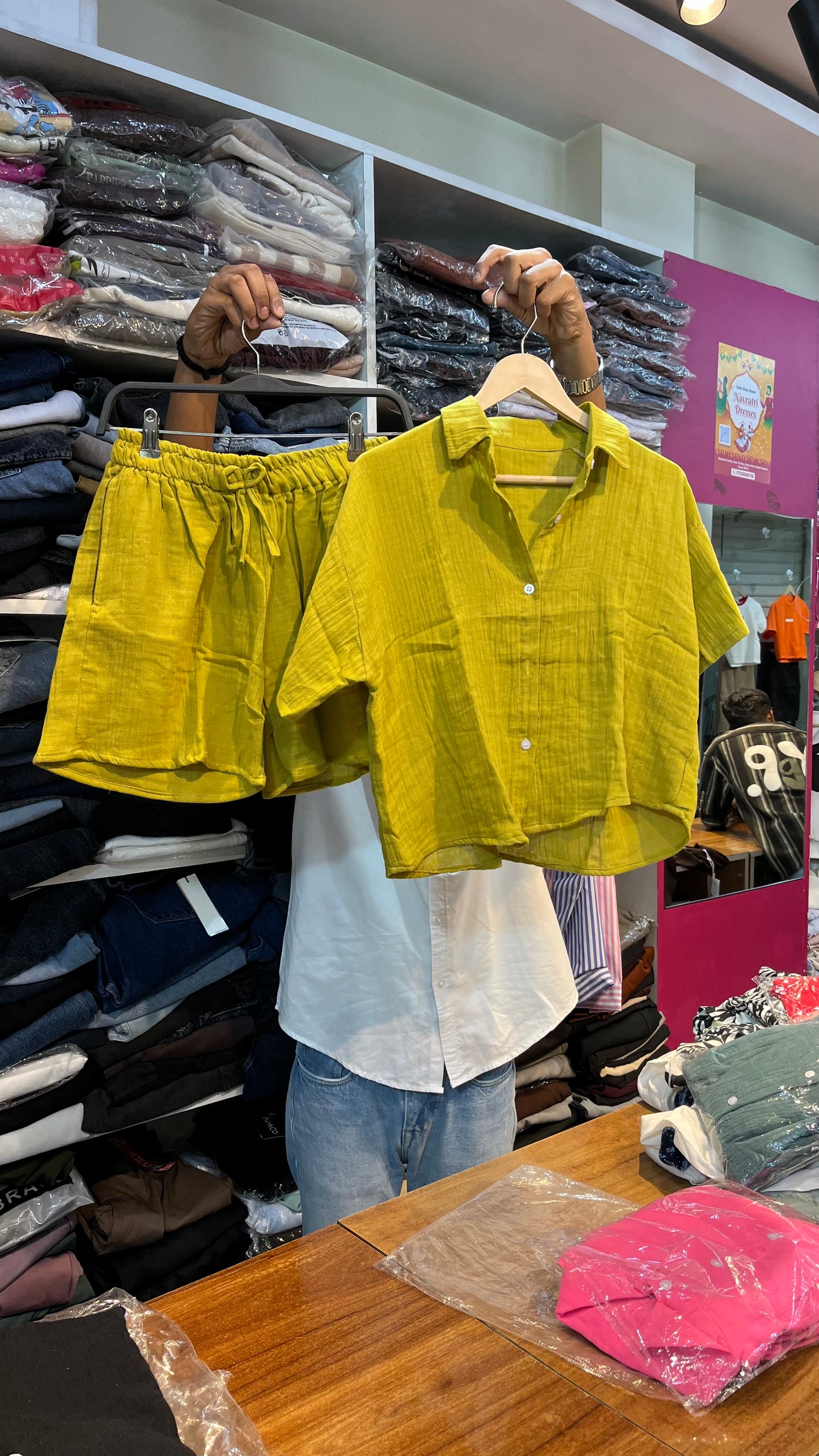 Short Cotton coord