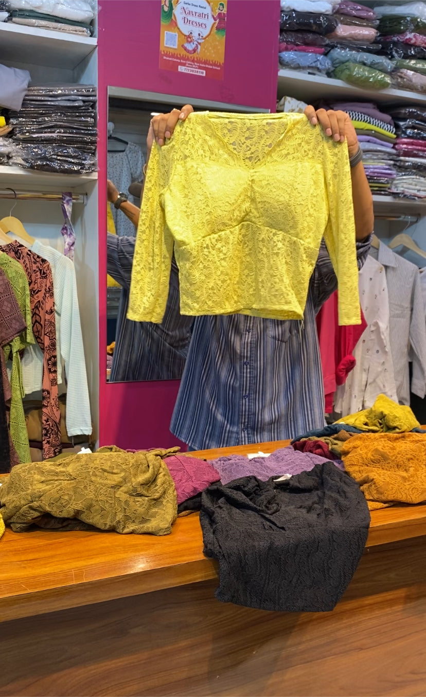 IMPORTED V NECK TOP