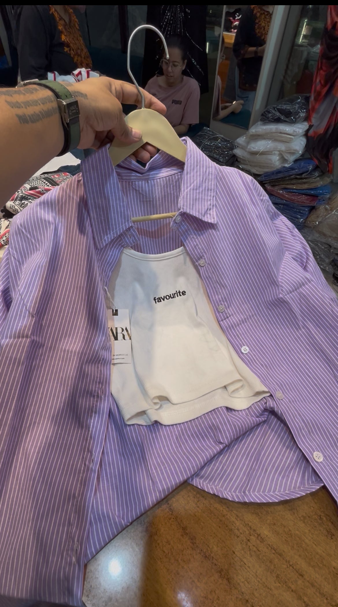 SHIRT WITH INNER