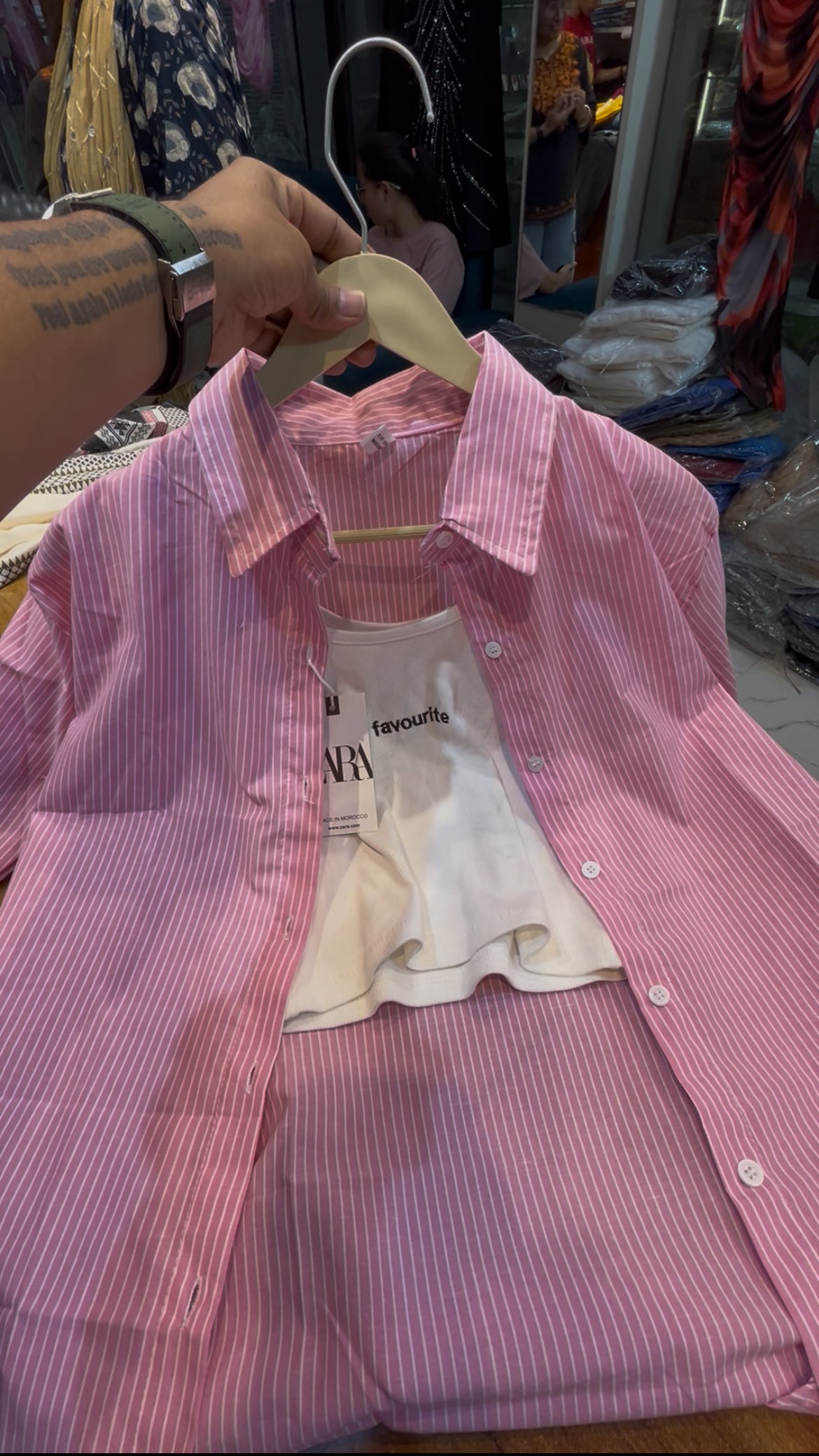 SHIRT WITH INNER