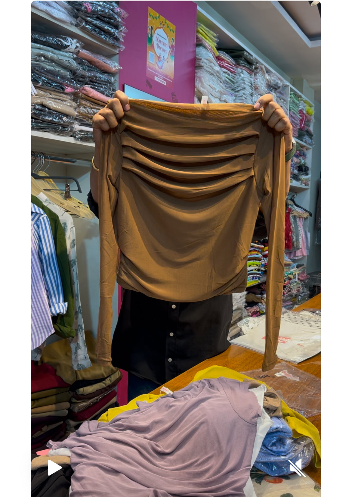 Full sleeve mash top
