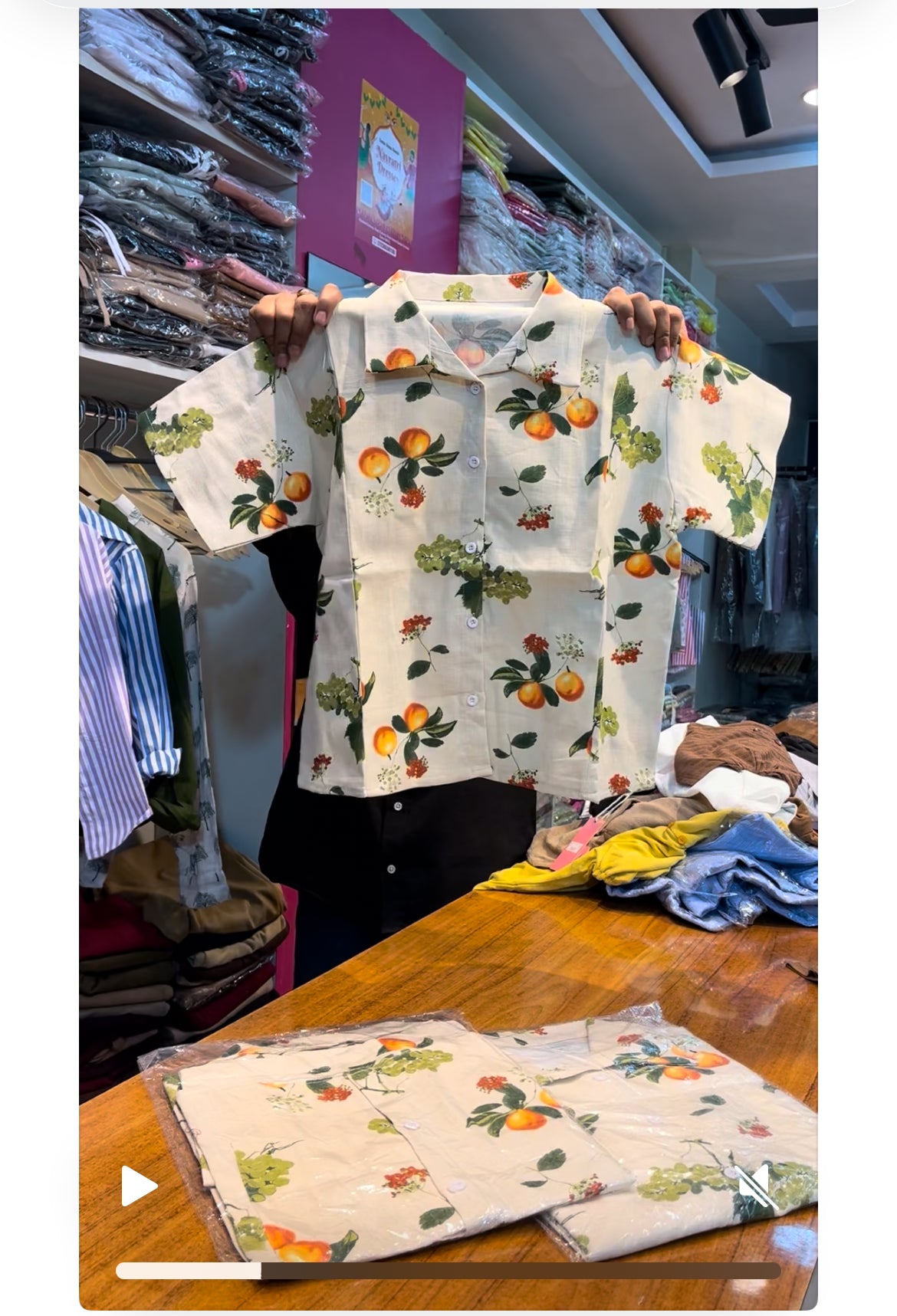 Half sleeve shirt