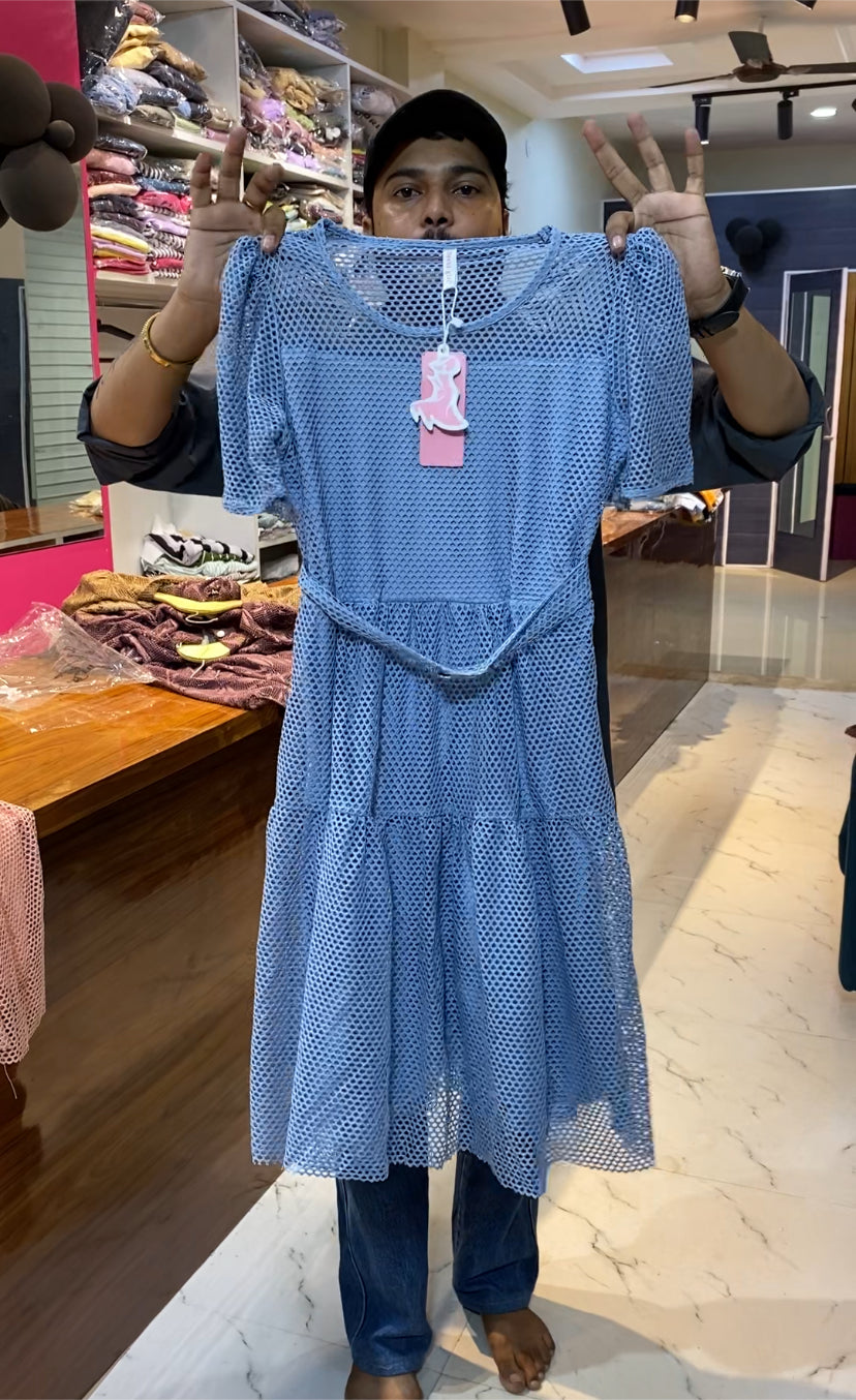 Short net dress
