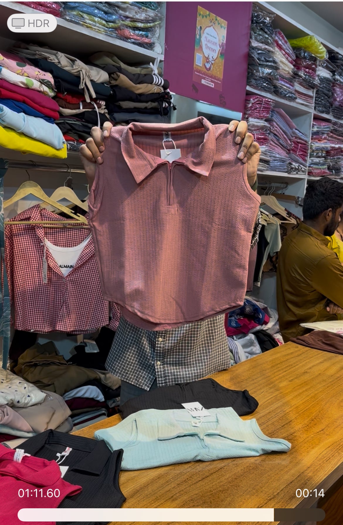 Zipper tank top