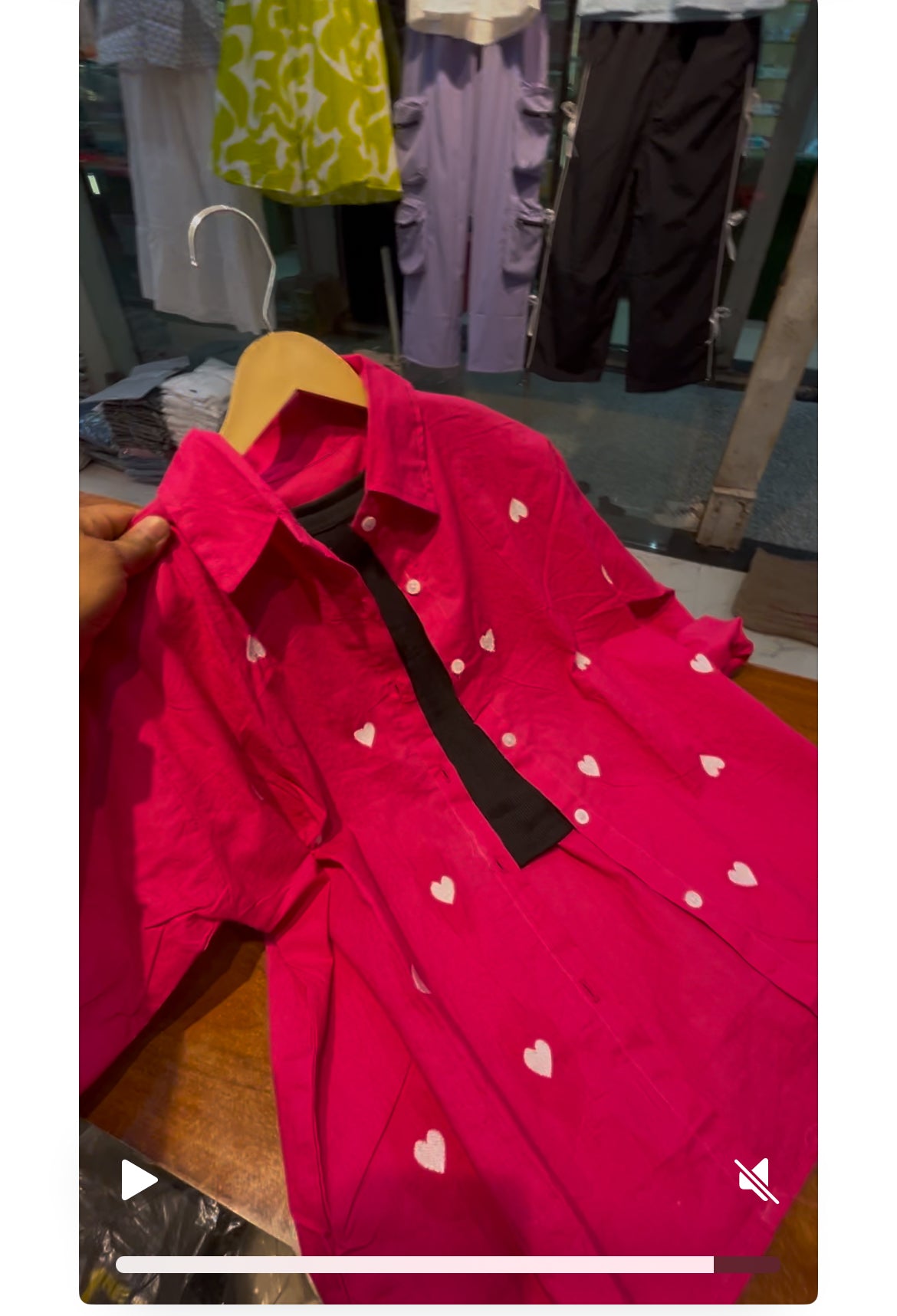 HEART SHIRT WITH INNER