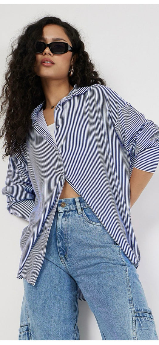 OVERSIZED STRIPE SHIRT