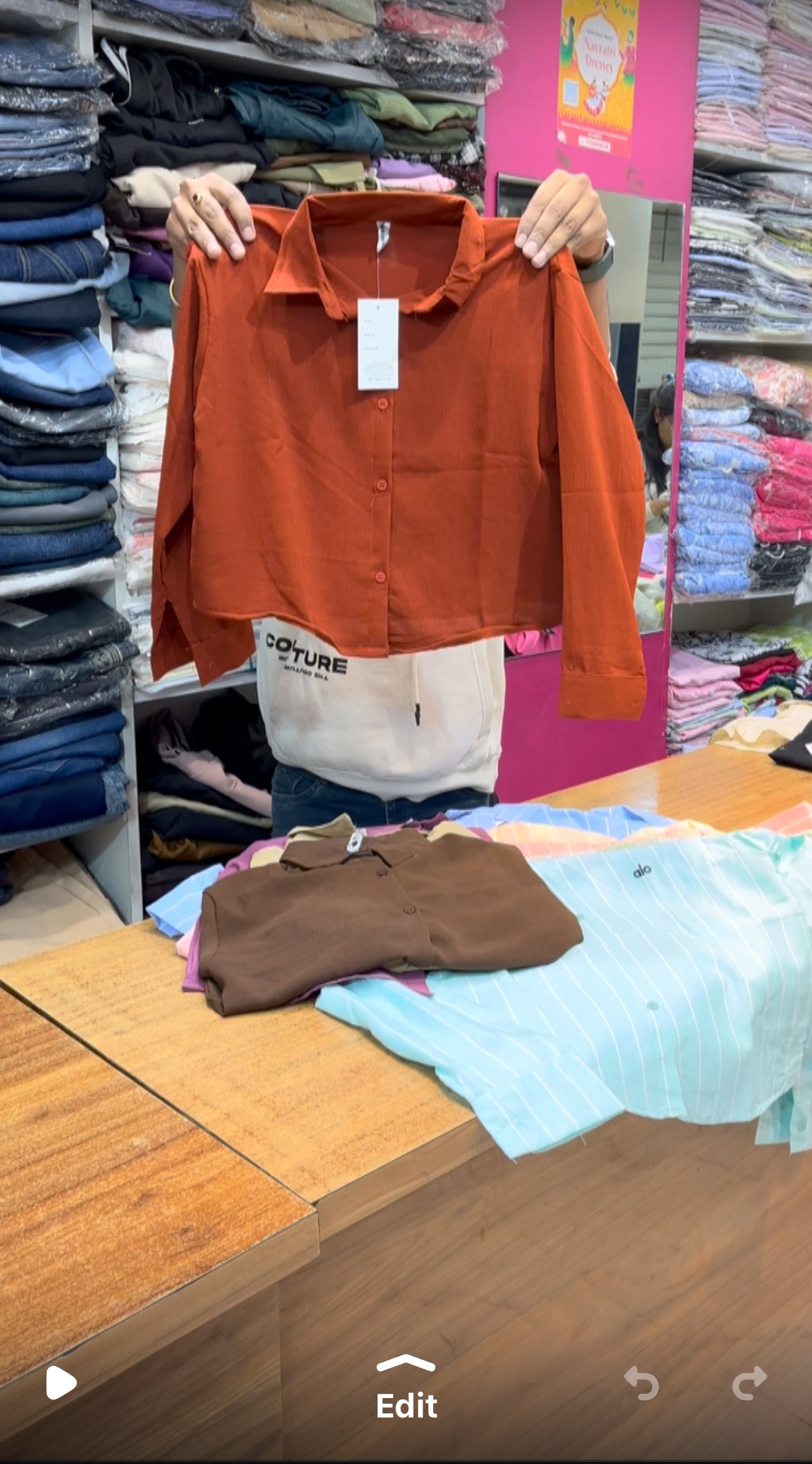 Crop shirt