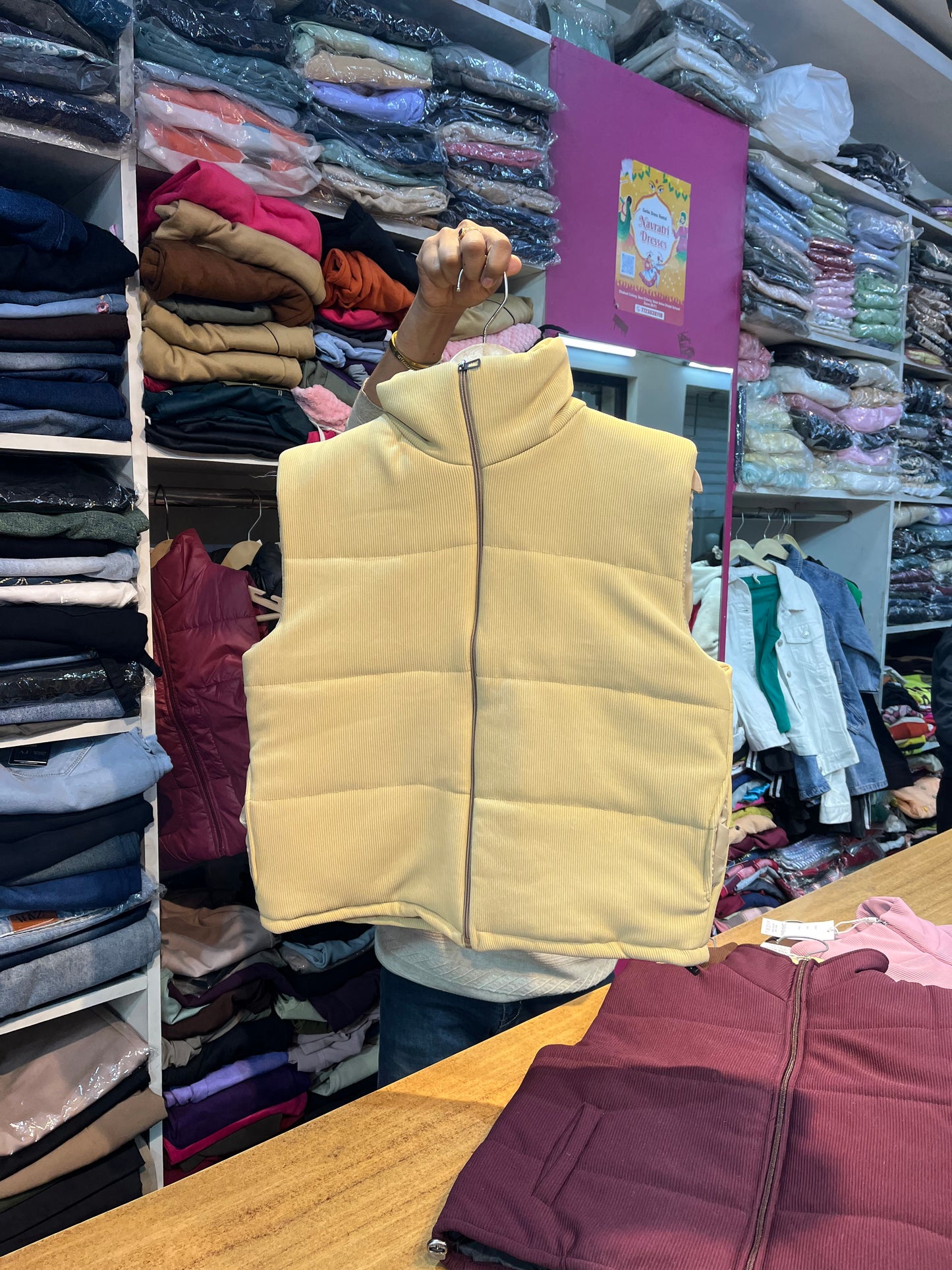 CORDUROY VEST JACKET