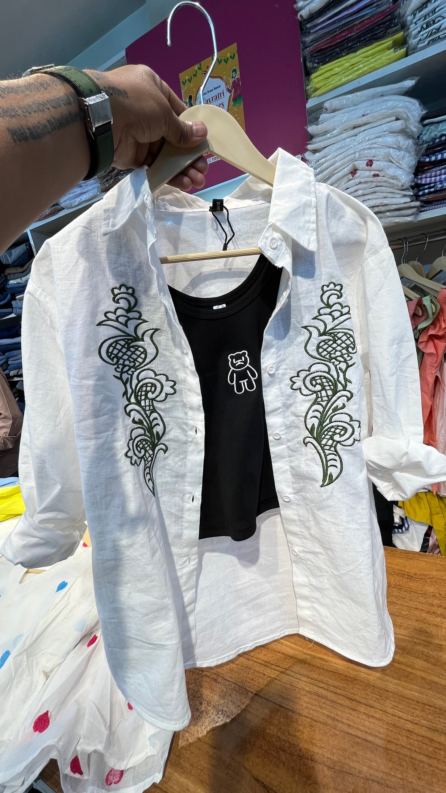 SHIRT WITH INNER