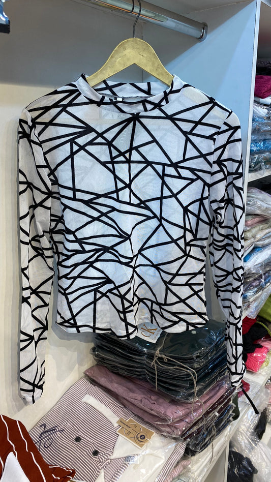 Sheer trending top
