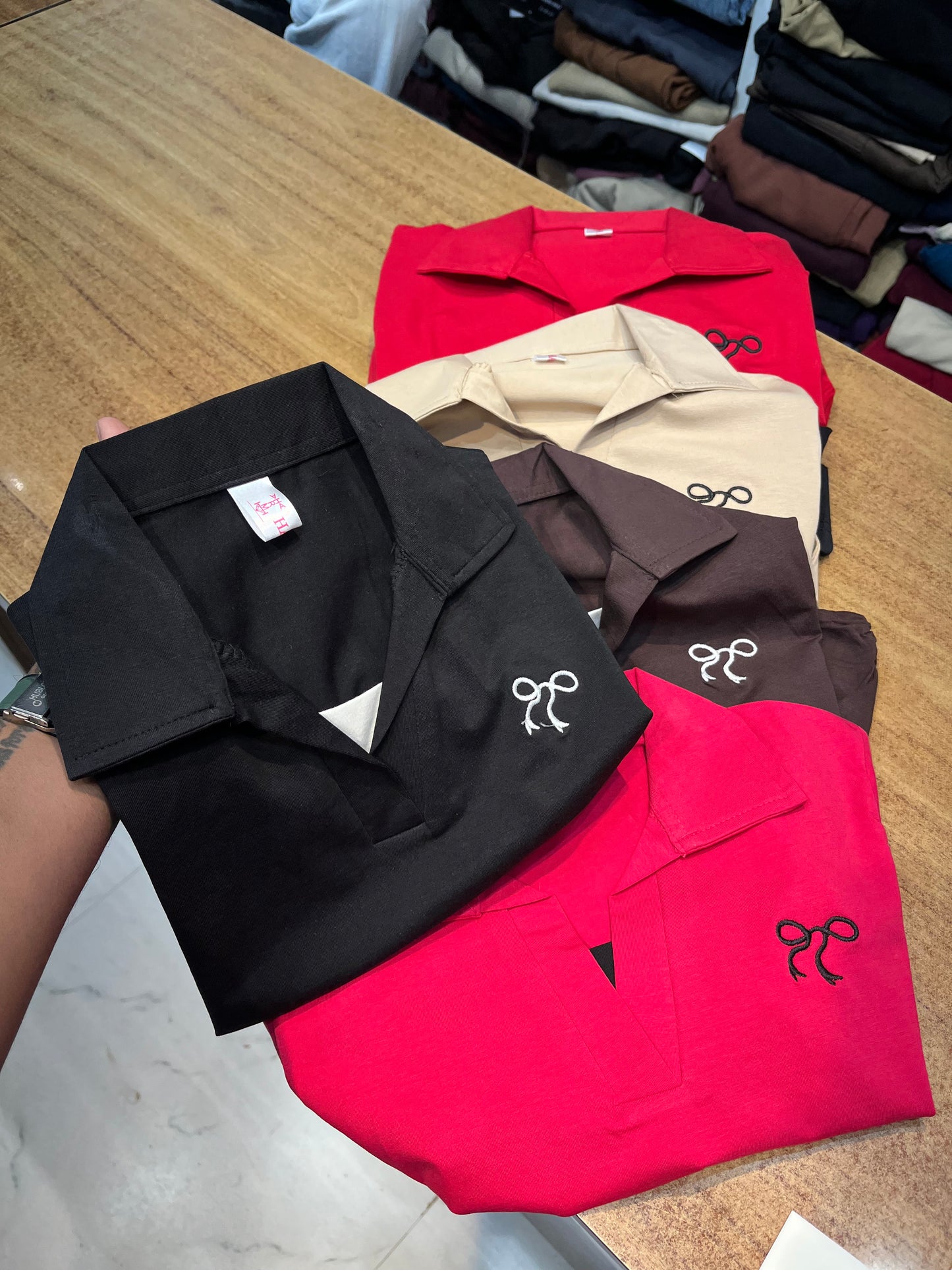 BOW POLO TEES