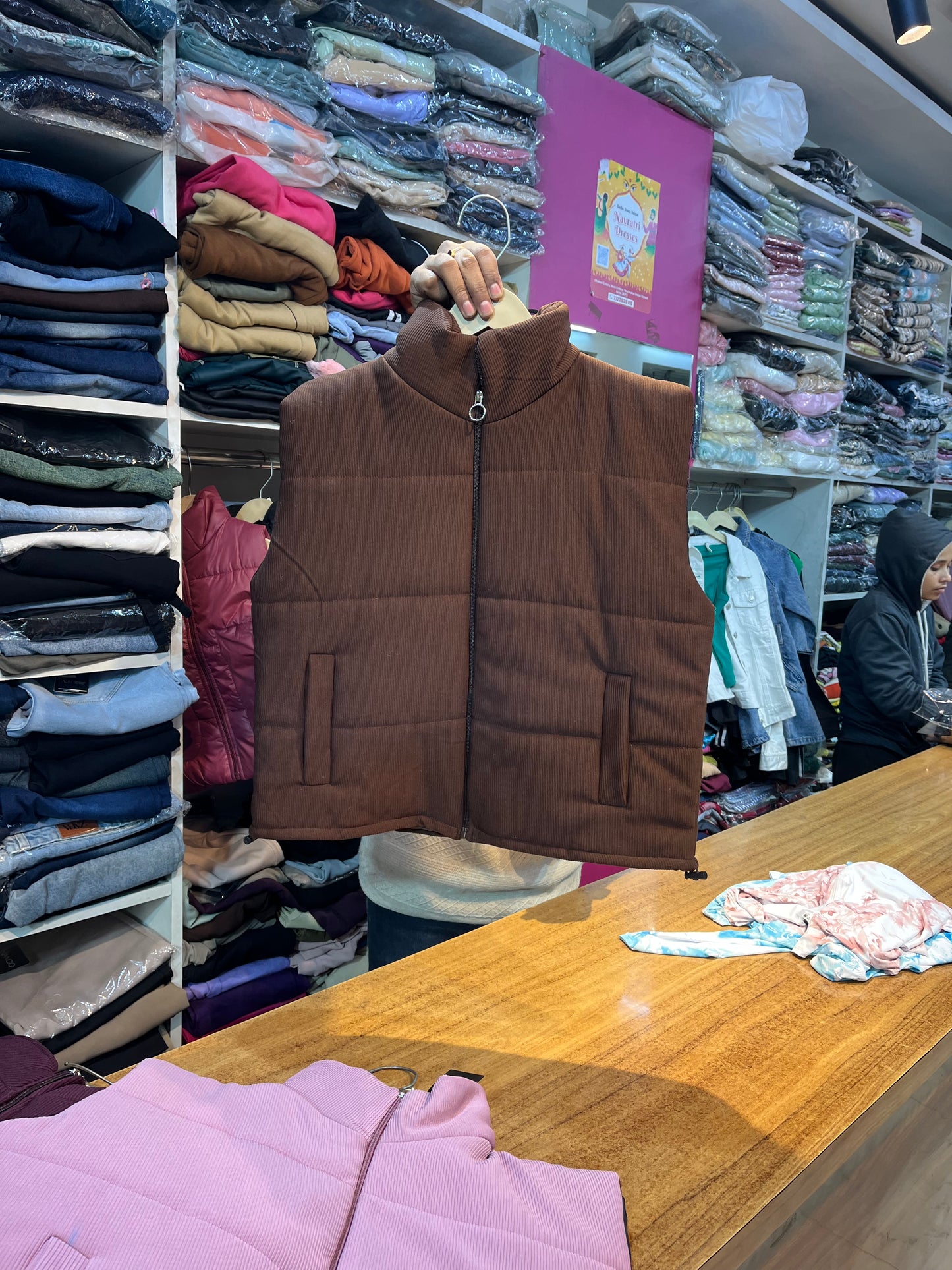 CORDUROY VEST JACKET
