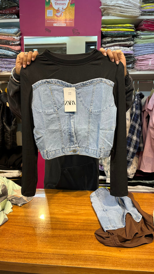 KOREAN DENIM TOP