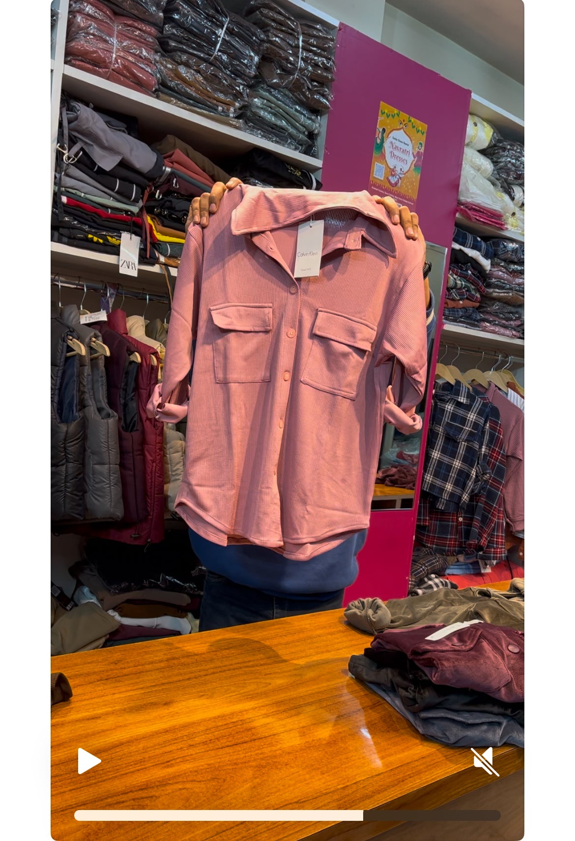 Corduroy shirt