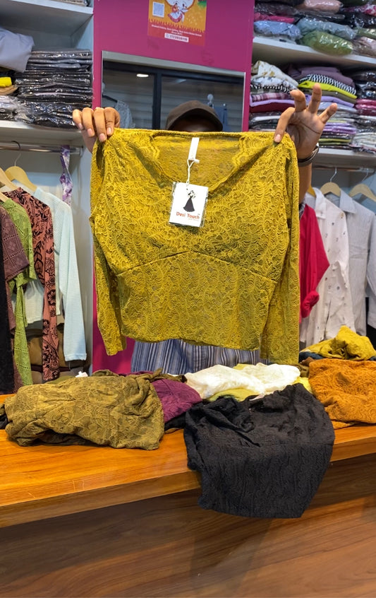 IMPORTED V NECK TOP