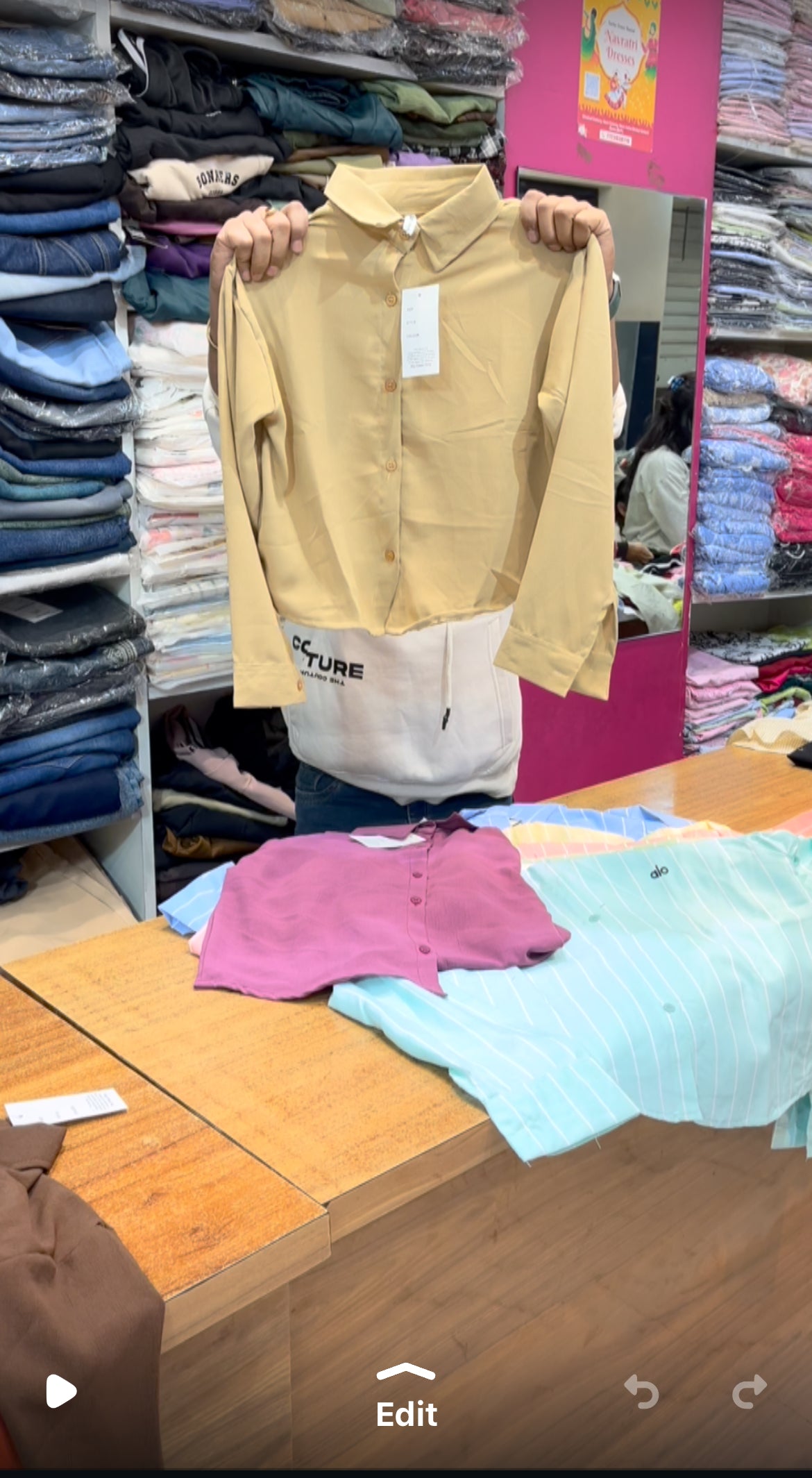 Crop shirt