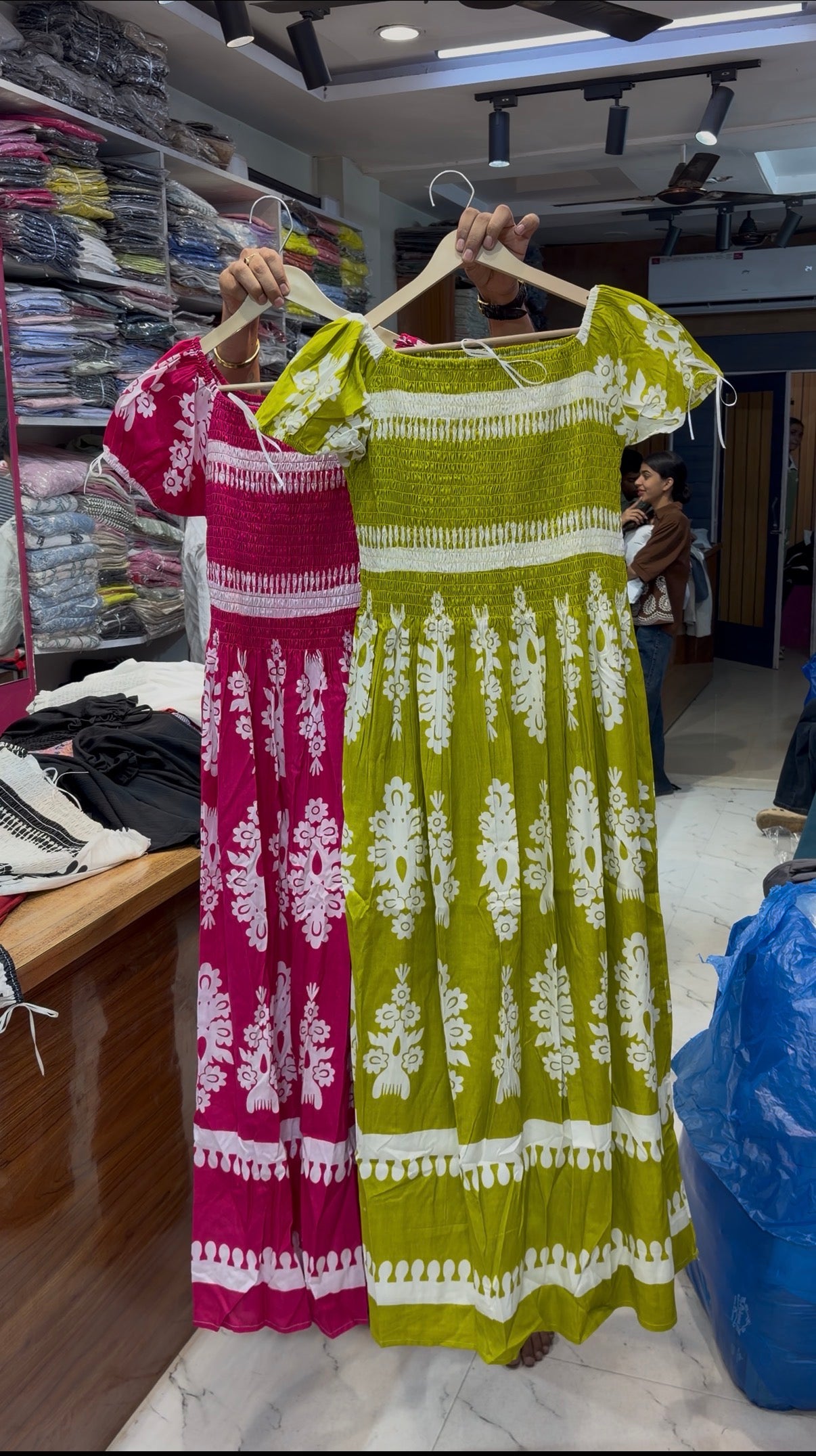 COTTON MAXI DRESS