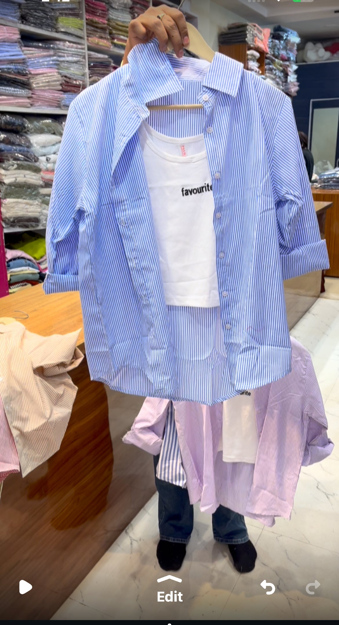 SHIRT WITH INNER
