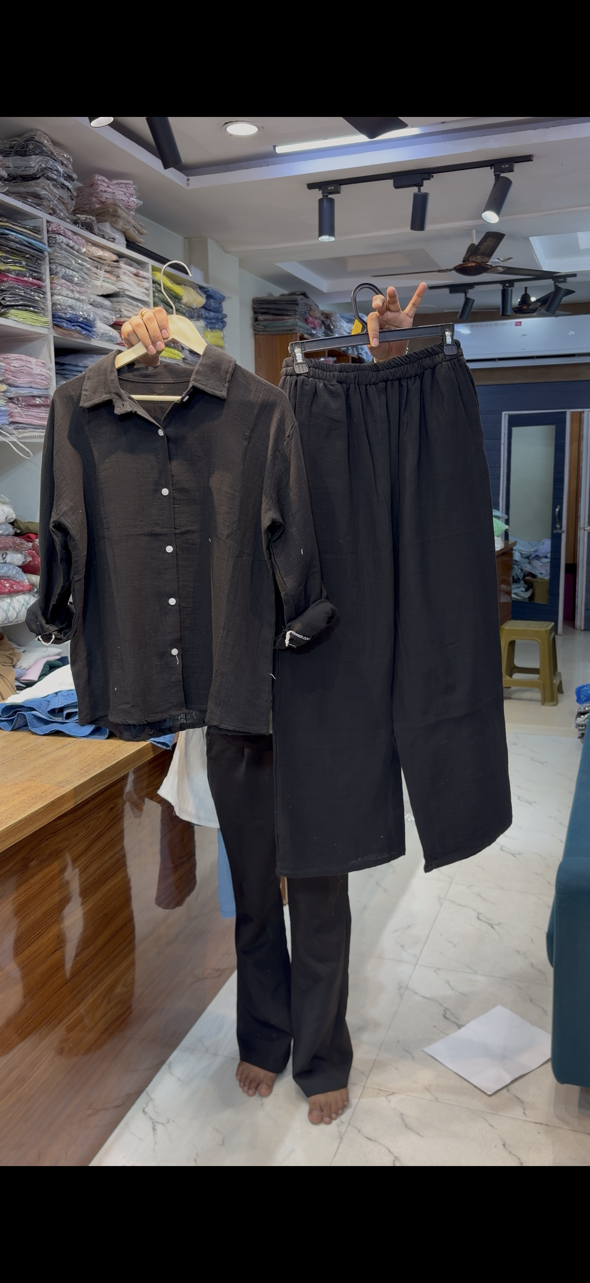 COTTON GAUZE COORD