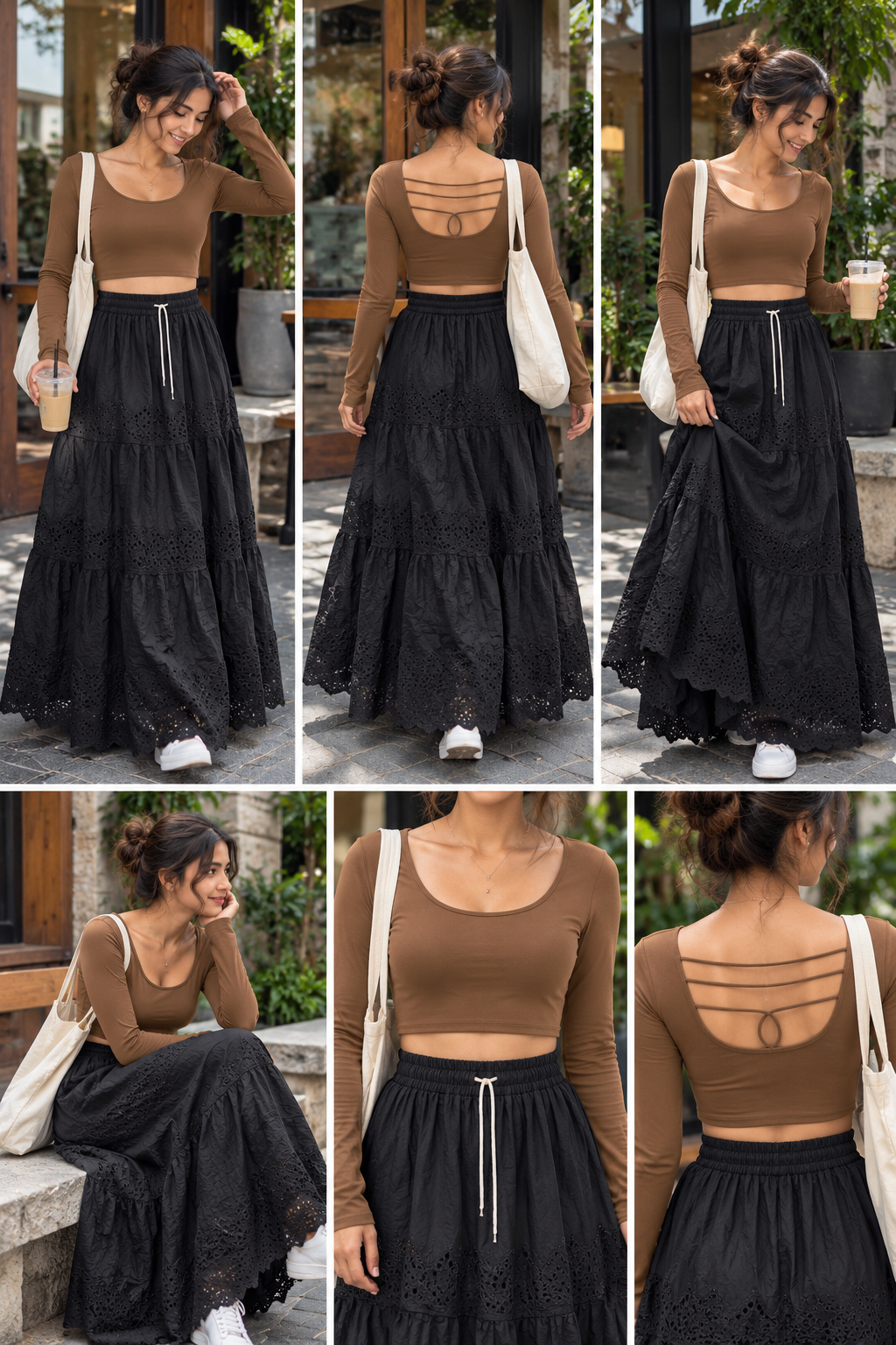 BACKLESS FULL SLEEVE TOP