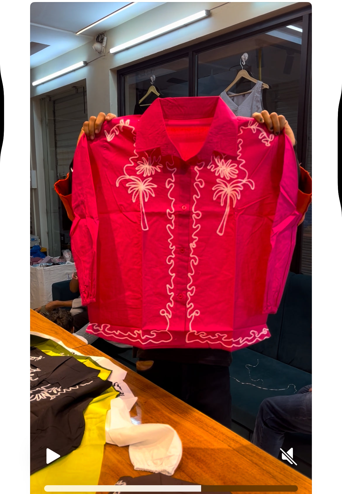 Cotton thread shirts