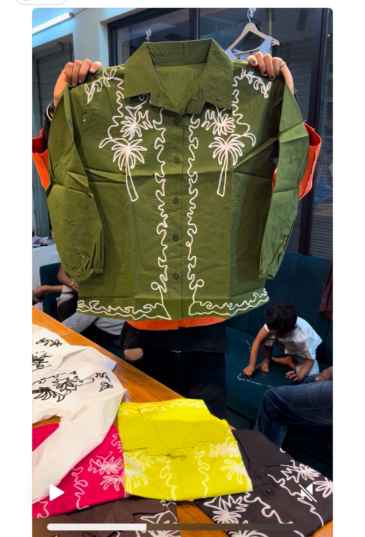 Cotton thread shirts