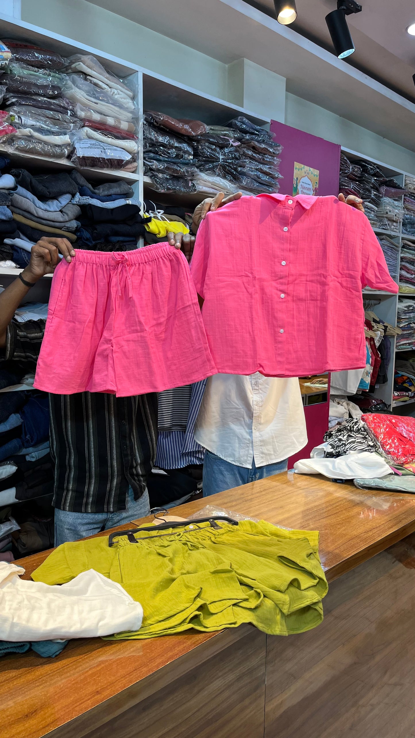 Short Cotton coord