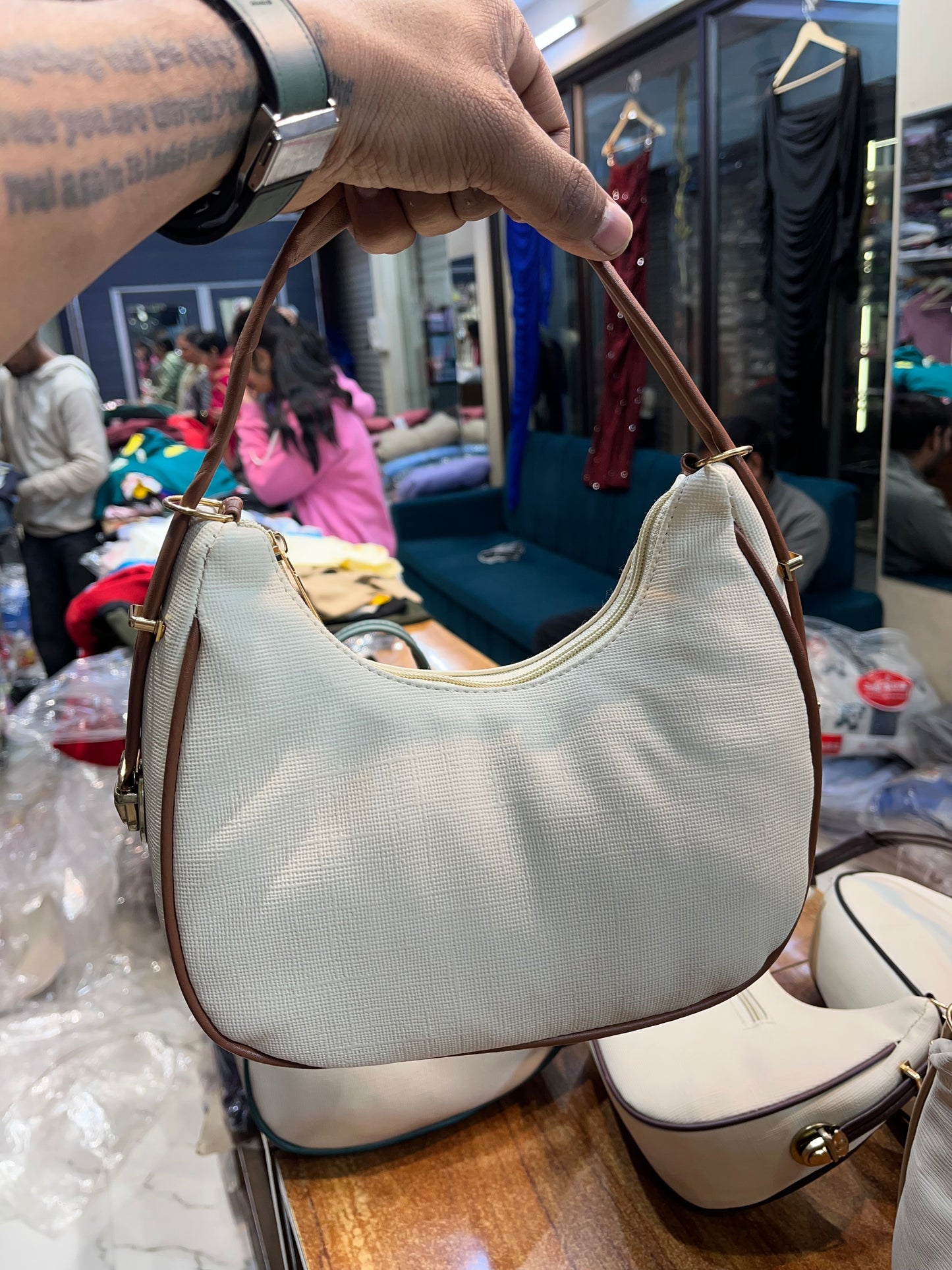Moon shape Sling bag