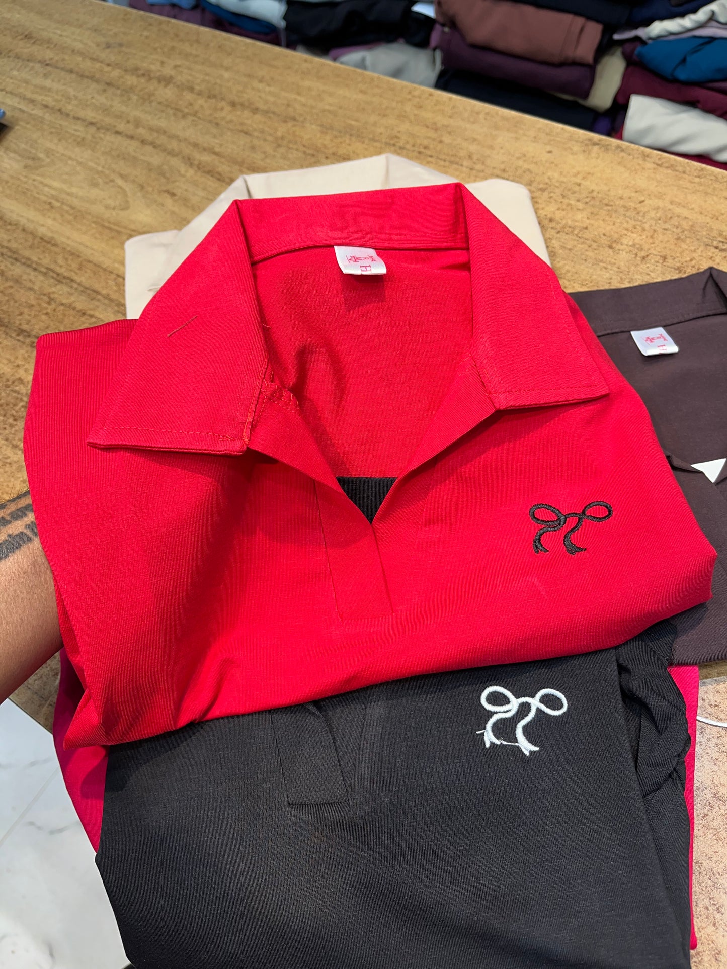 BOW POLO TEES