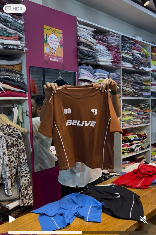 BELIEVE OVERSIZED TSHIRT