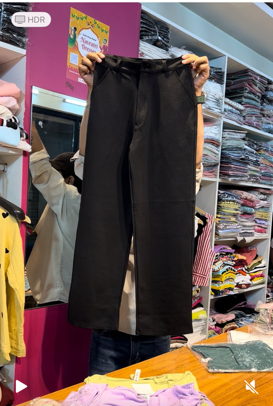 Black formal pant