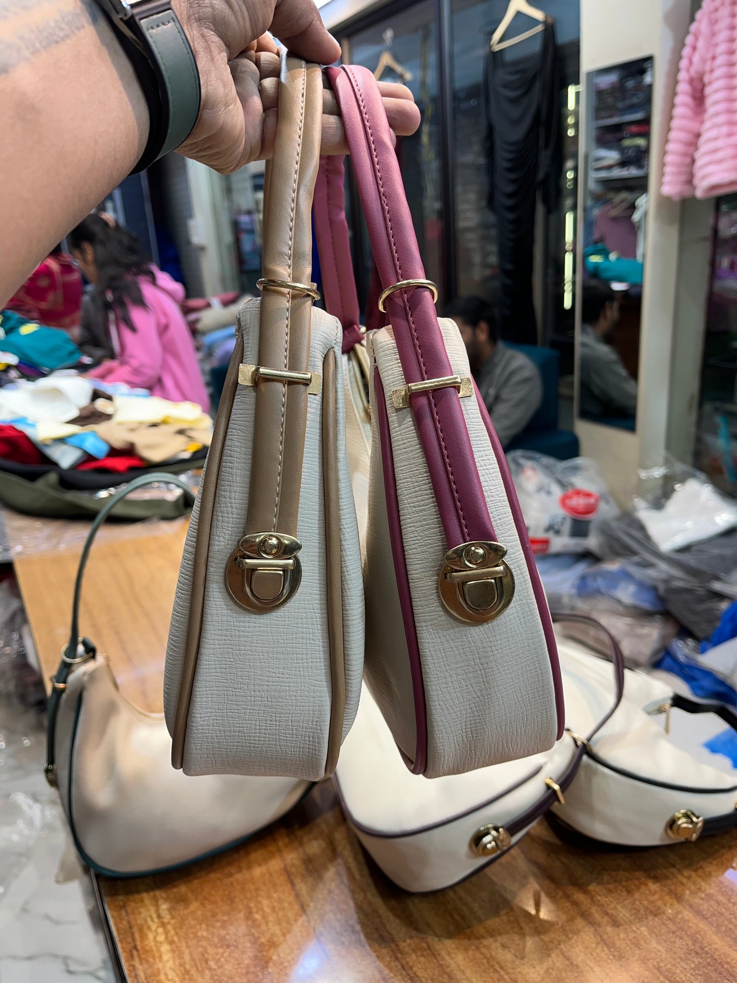 Moon shape Sling bag