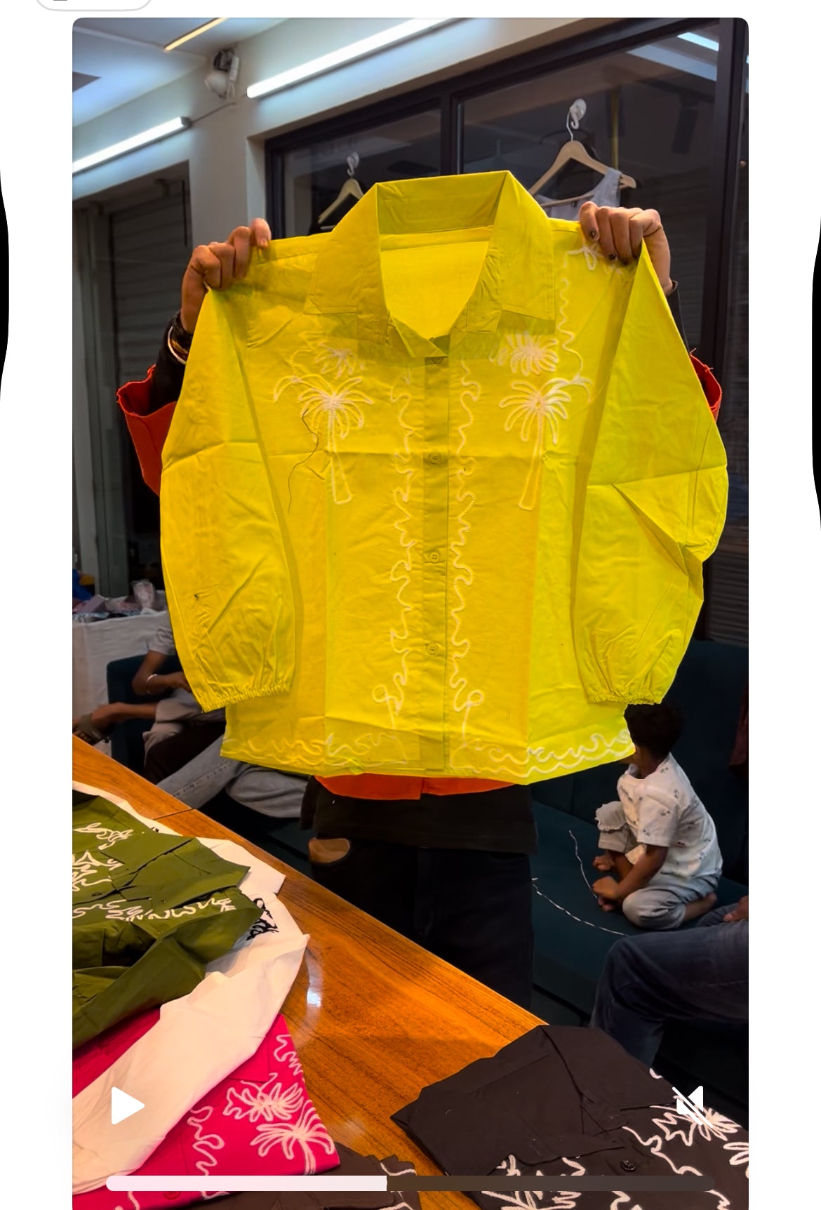 Cotton thread shirts