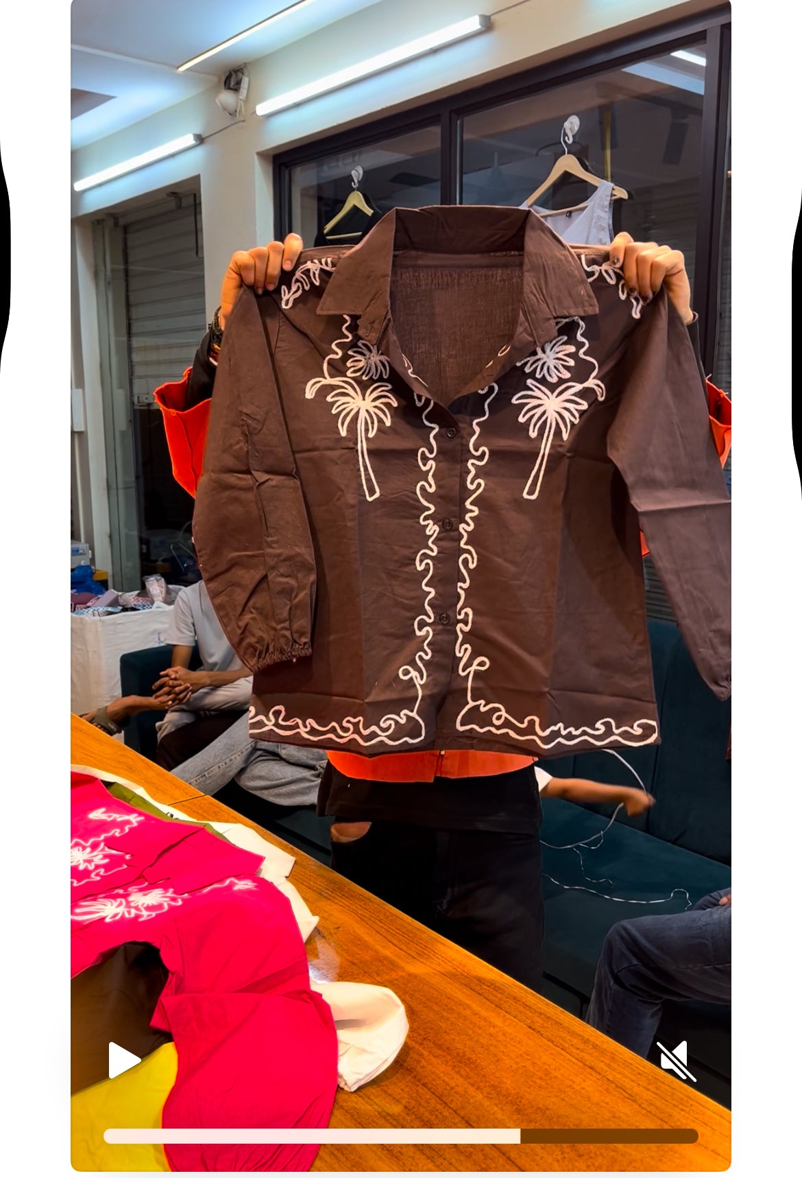 Cotton thread shirts