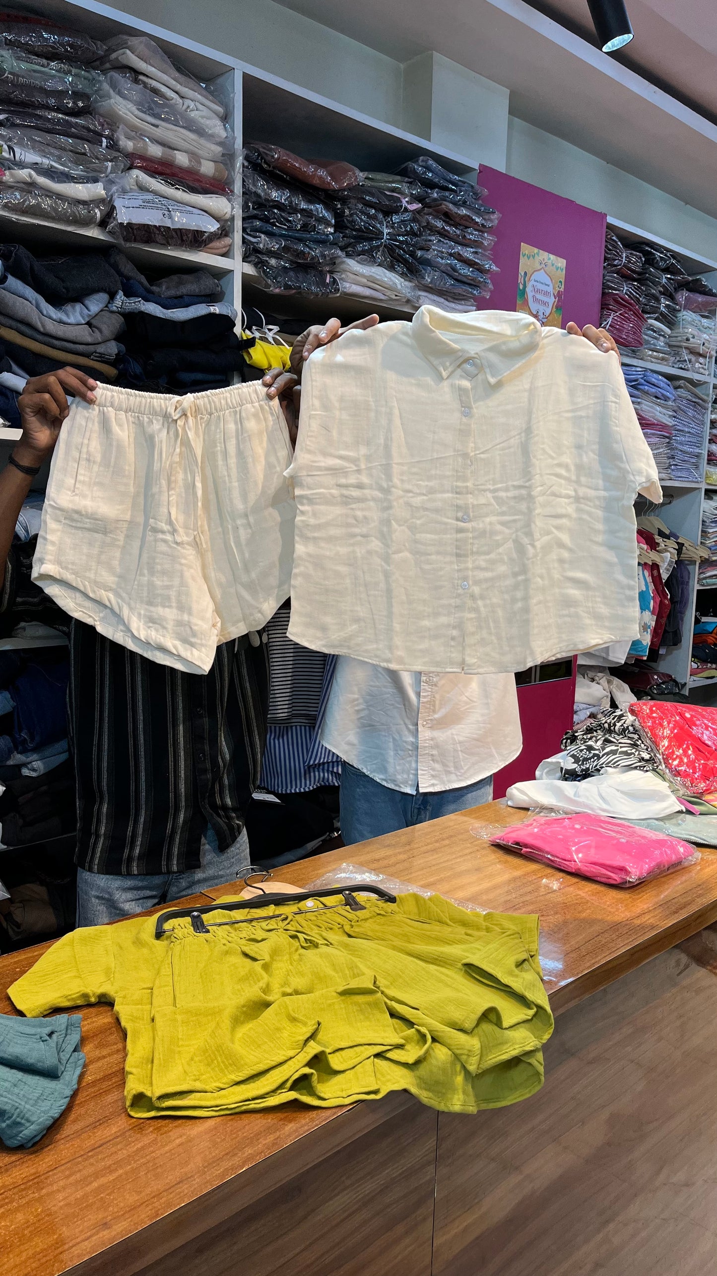 Short Cotton coord