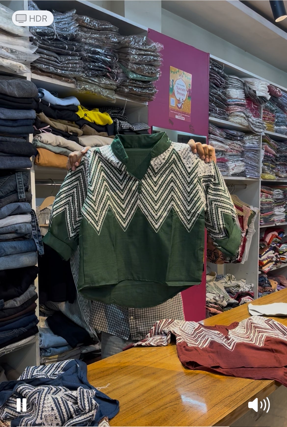 Embroidery top