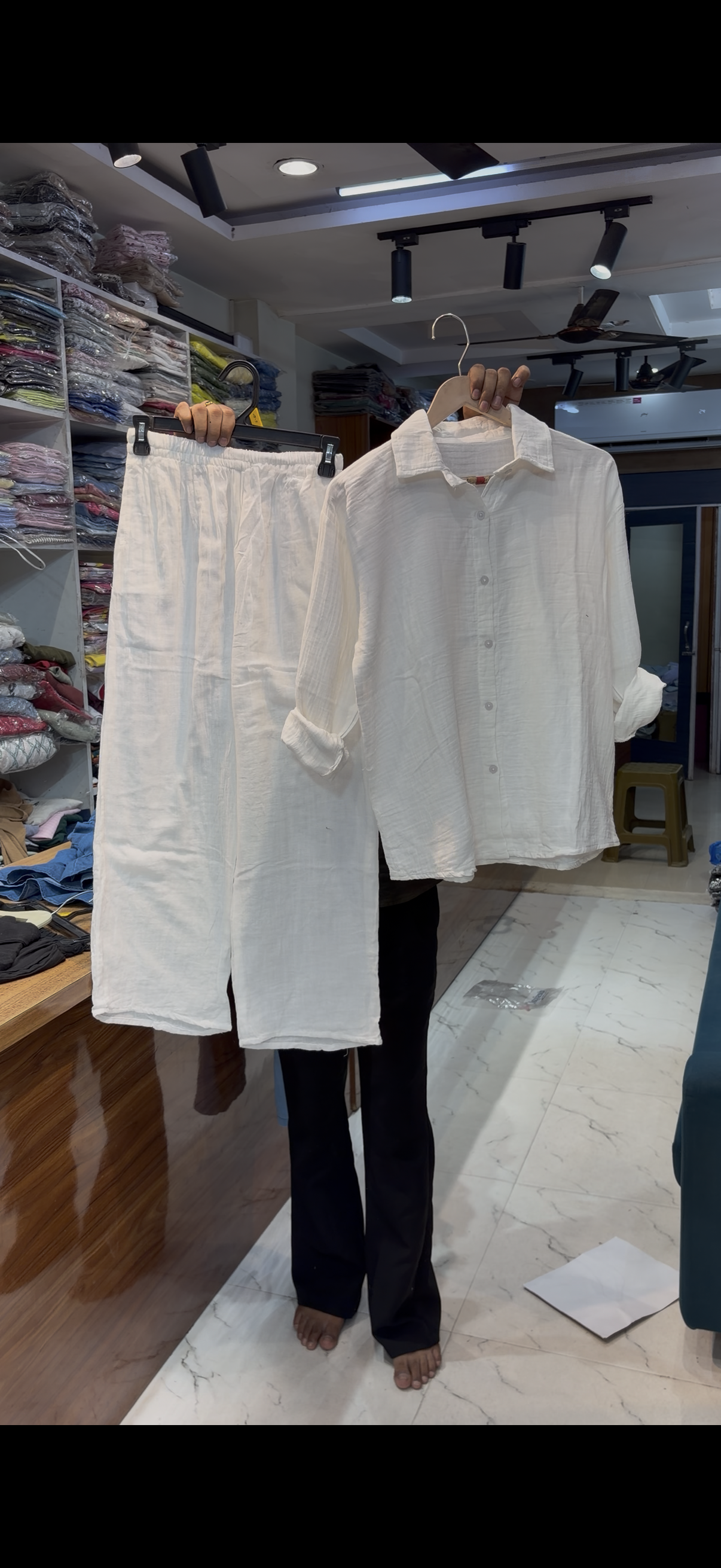 COTTON GAUZE COORD
