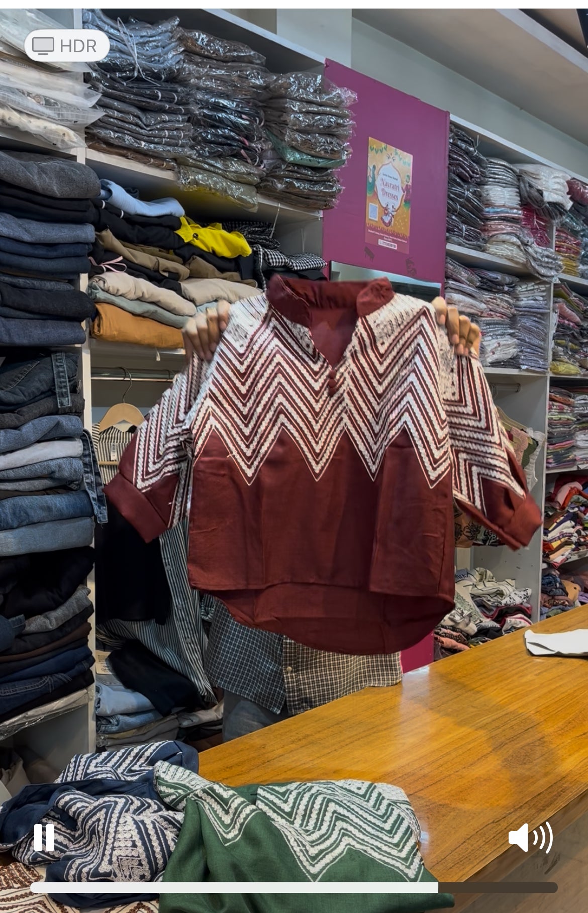 Embroidery top