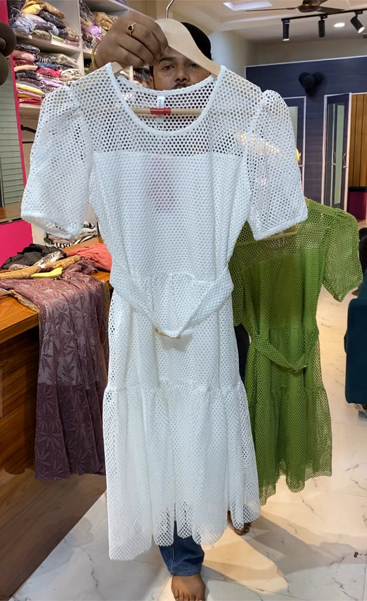 Short net dress
