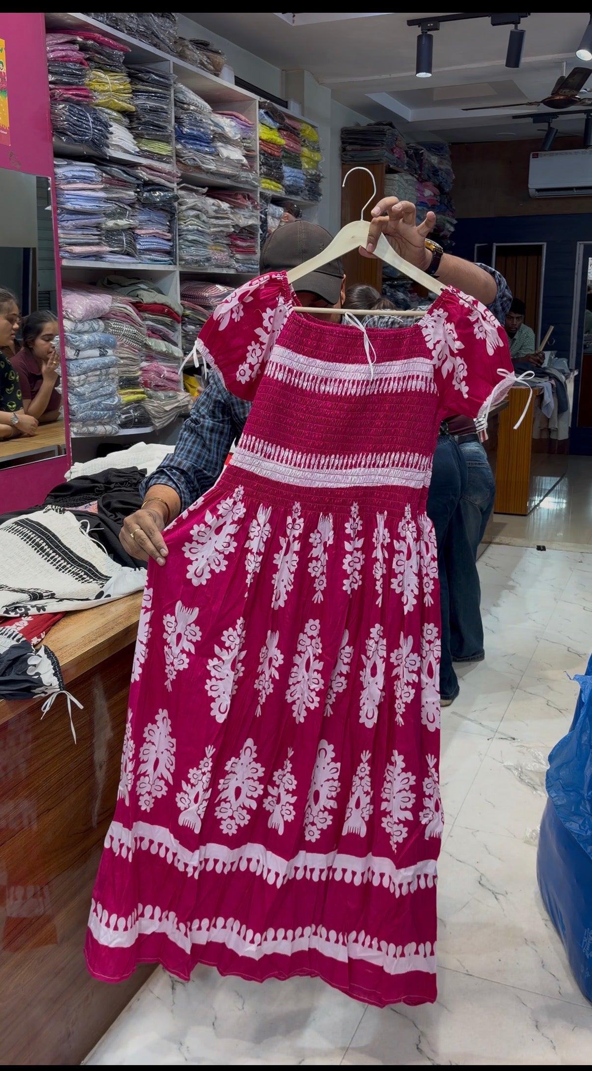 COTTON MAXI DRESS