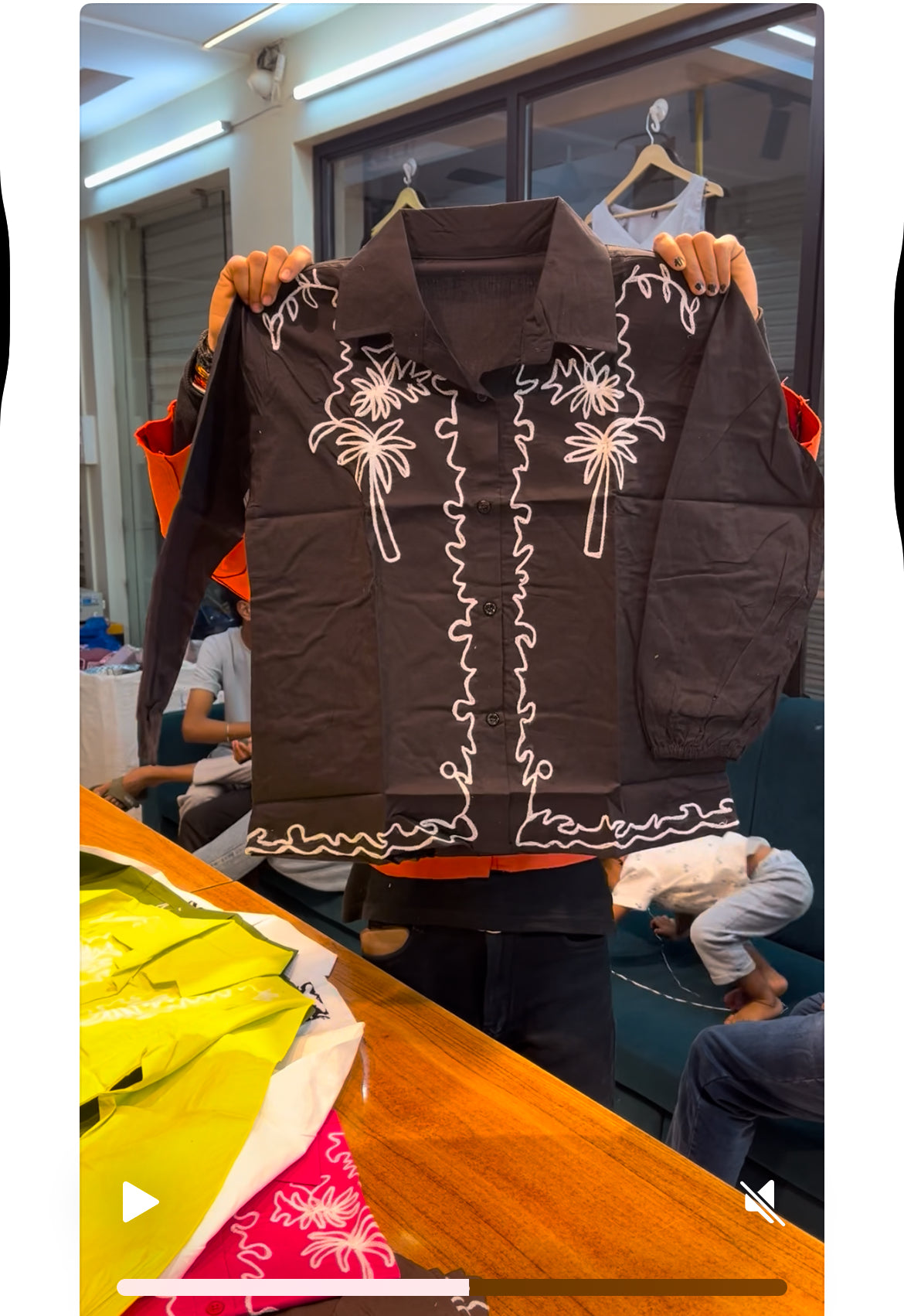 Cotton thread shirts