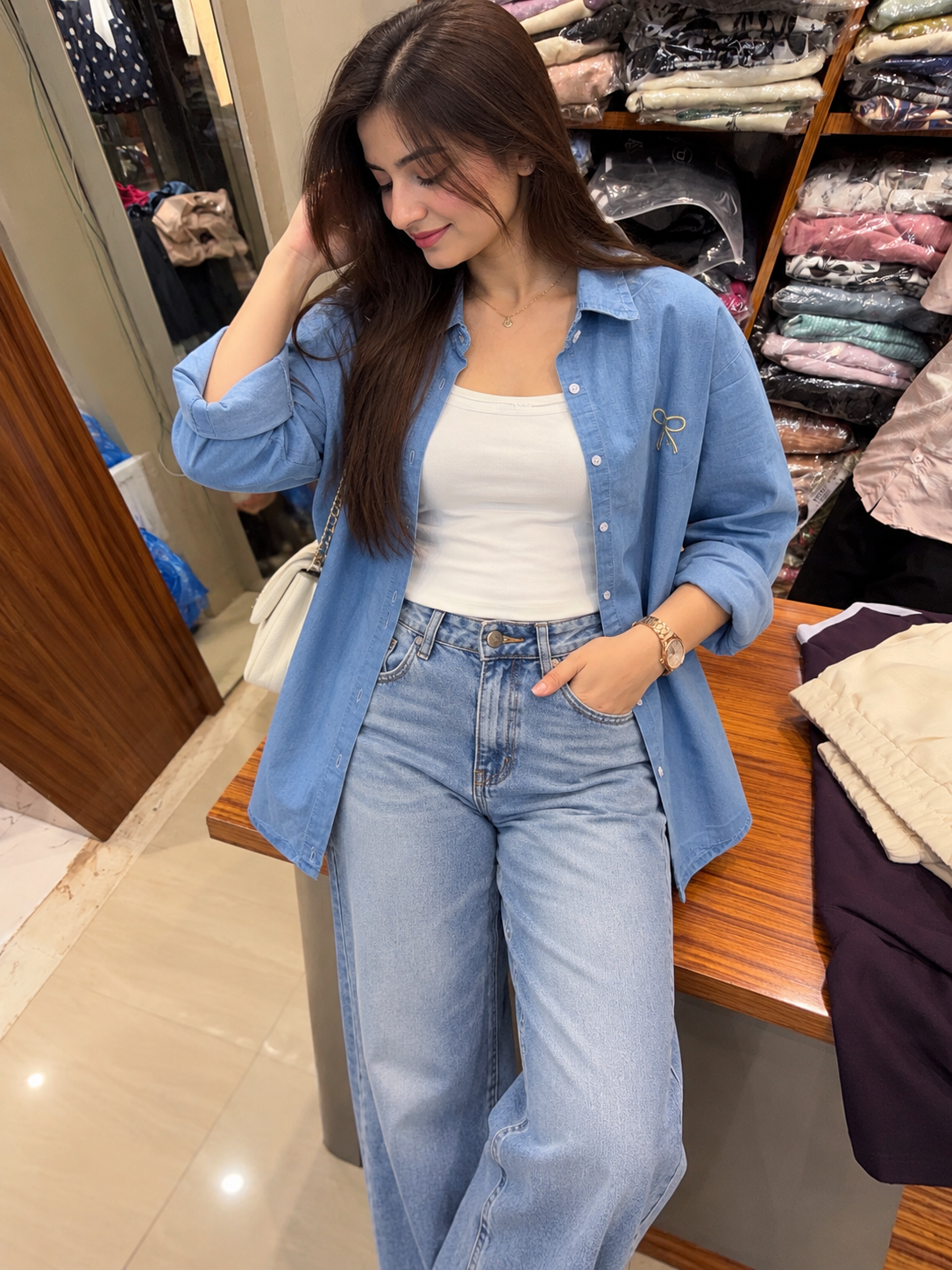 Shirt with inner
