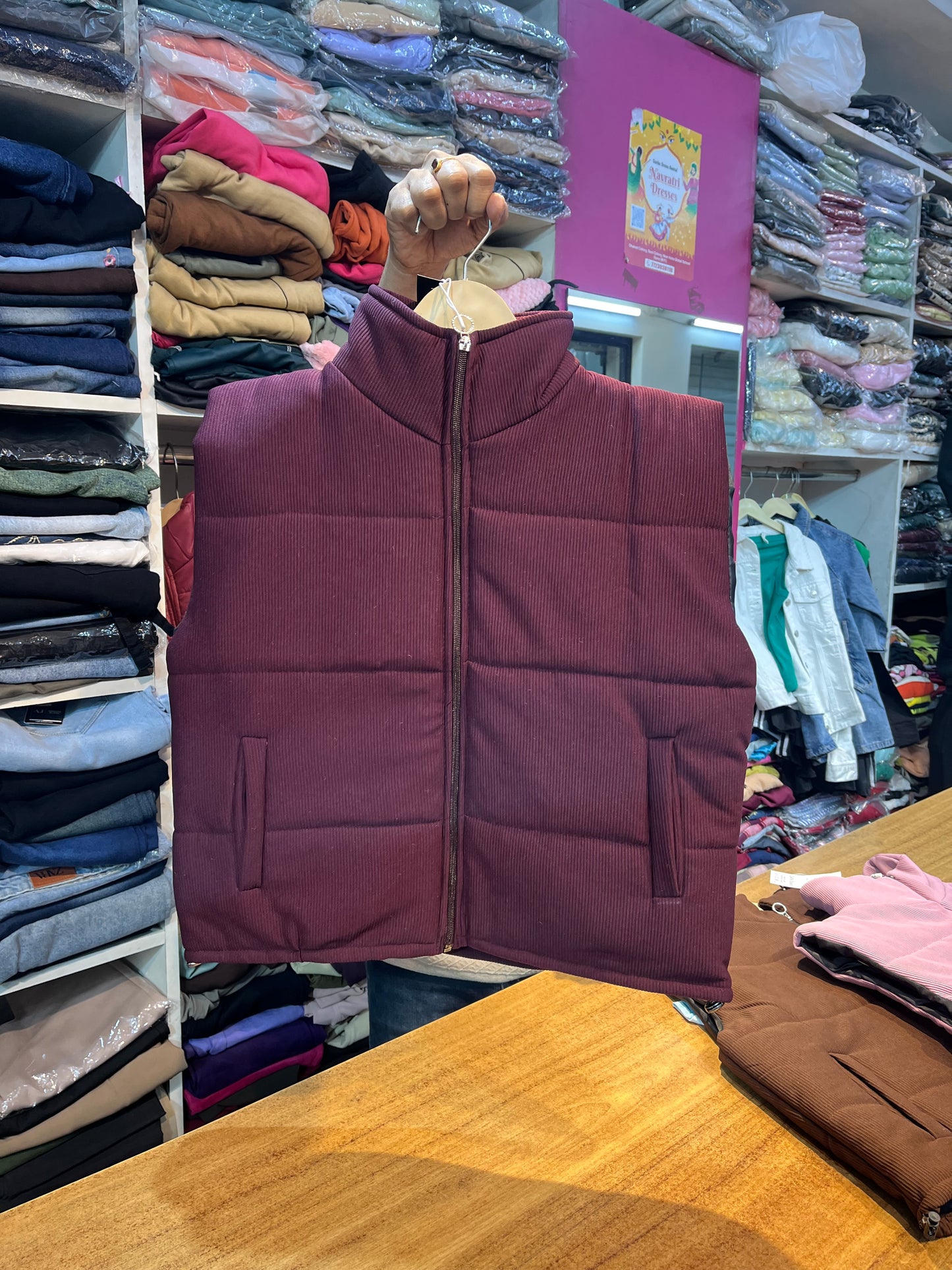 CORDUROY VEST JACKET