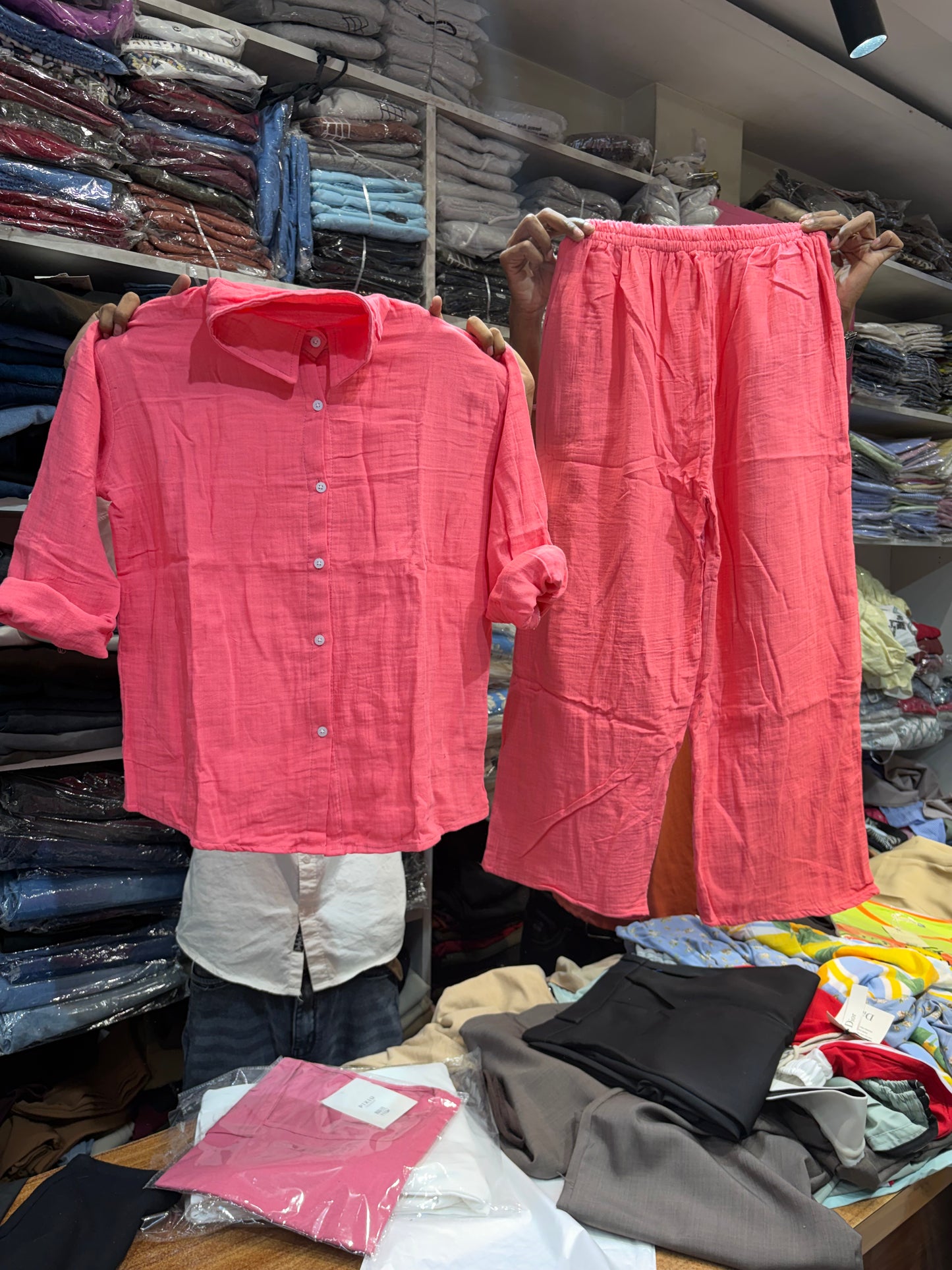 COTTON GAUZE COORD