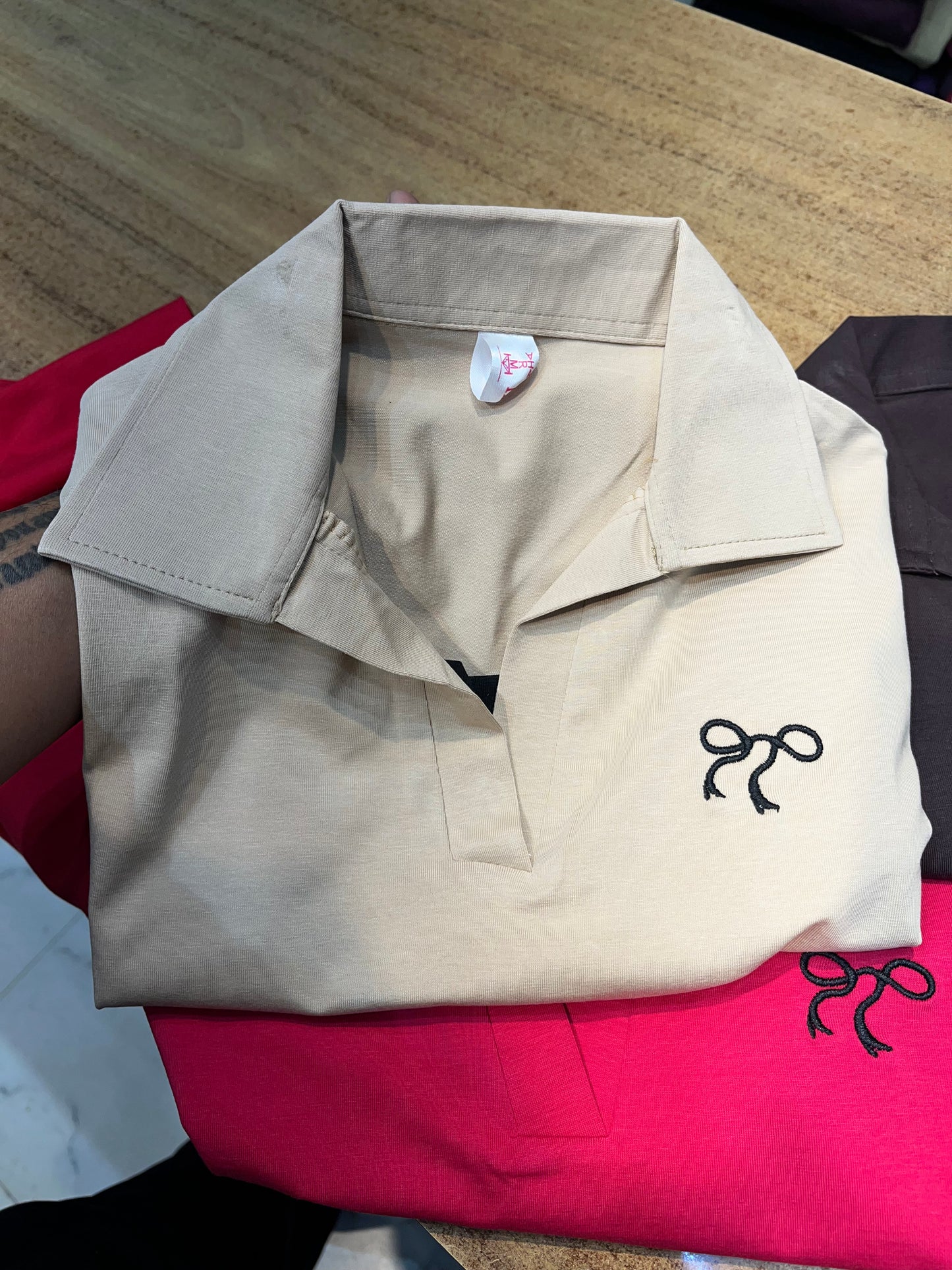 BOW POLO TEES