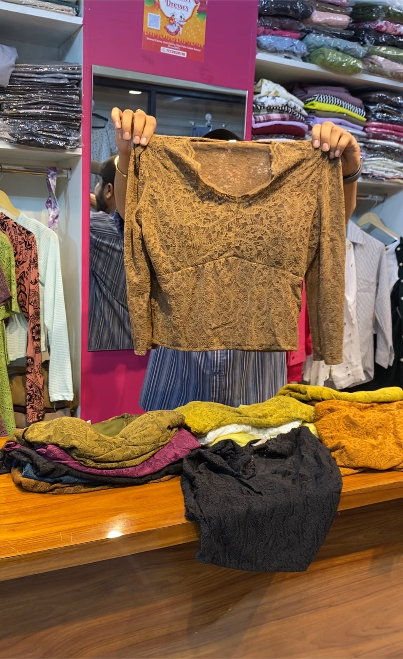 IMPORTED V NECK TOP