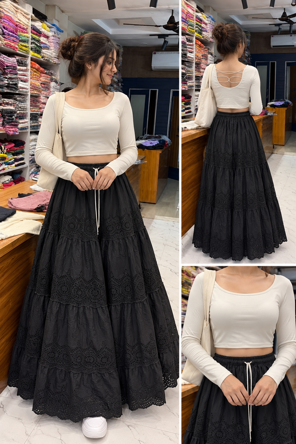 BACKLESS FULL SLEEVE TOP